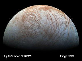 Jupiter's Moon Europa - Image NASA